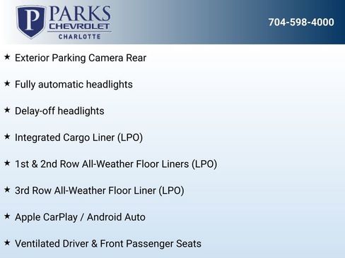 New 2026 Chevrolet Traverse High Country w/ LPO, Floor Liner Package image 21