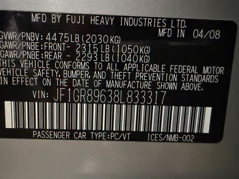 Used 2008 Subaru Impreza WRX STI AWD/4WD image 50