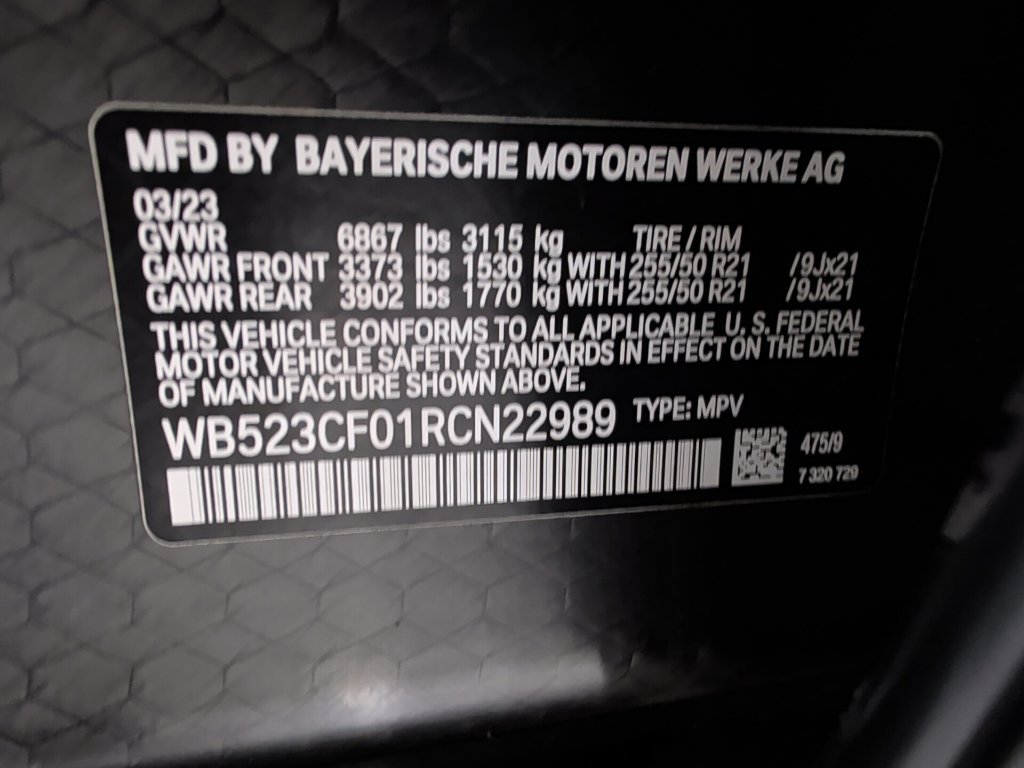 Certified 2024 BMW iX xDrive50 w/ Premium Package AWD/4WD image 3