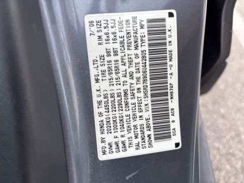 Used 2006 Honda CR-V EX image 25