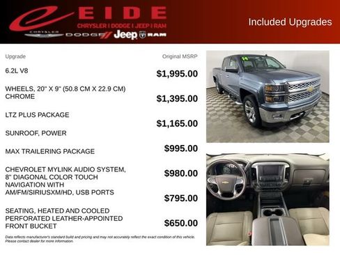 Used 2014 Chevrolet Silverado 1500 LTZ w/ LTZ Plus Package AWD/4WD image 13