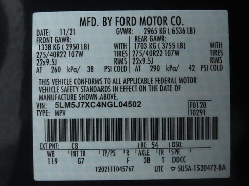 Used 2022 Lincoln Aviator Reserve w/ Equipment Group 201A image 36