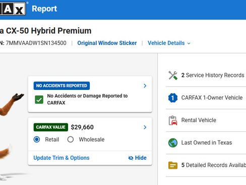 Used 2025 MAZDA CX-50 AWD 2.5 Hybrid w/ Premium Pkg image 35