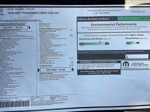 New 2026 RAM 2500 Tradesman image 14