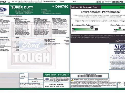 Used 2024 Ford F450 Limited w/ FX4 Off-Road Package image 5