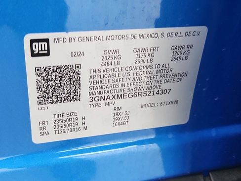 Used 2024 Chevrolet Equinox RS w/ RS Leather Package FWD image 34
