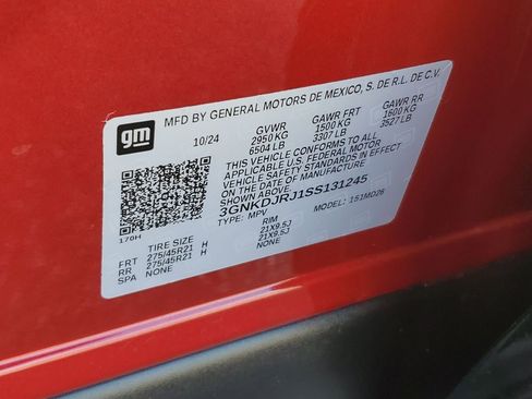 Certified 2025 Chevrolet Blazer EV RS image 34