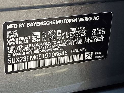 Certified 2026 BMW X7 xDrive40i AWD/4WD image 20