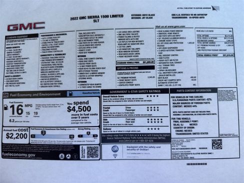 Used 2022 GMC Sierra 1500 SLT w/ SLT Premium Package image 2