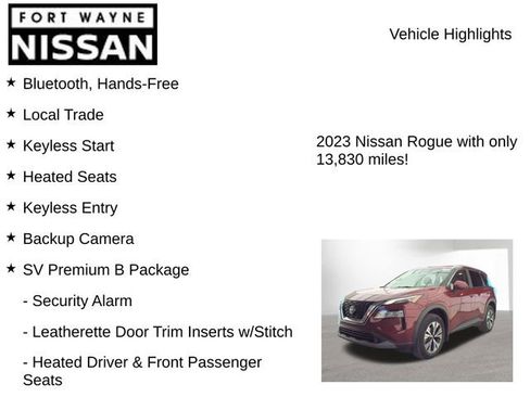 Used 2023 Nissan Rogue SV w/ SV Premium B Package AWD/4WD image 8