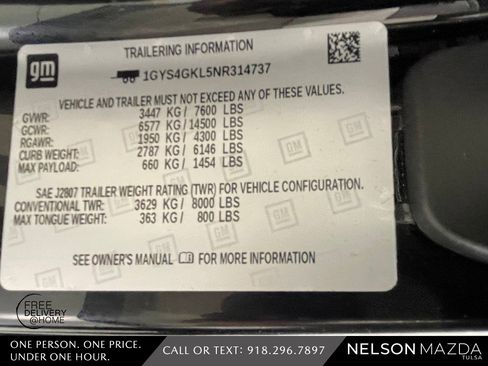 Used 2022 Cadillac Escalade Sport Platinum w/ Heavy-Duty Trailer Package image 63