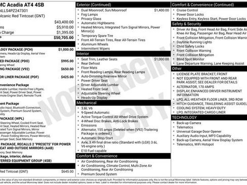 Used 2023 GMC Acadia AT4 w/ Technology Package AWD/4WD image 5