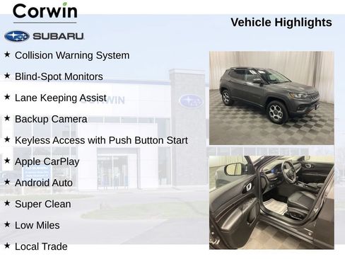 Used 2022 Jeep Compass Trailhawk w/ Trailhawk Convenience Group AWD/4WD image 11