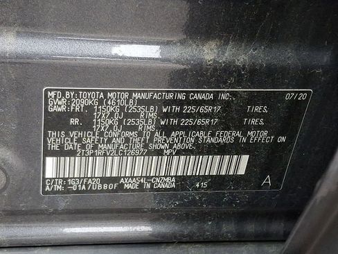 Used 2020 Toyota RAV4 XLE w/ All Weather Liner Package image 26