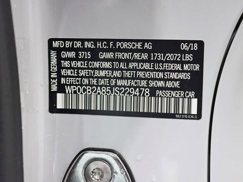 Used 2018 Porsche 718 Boxster S image 35