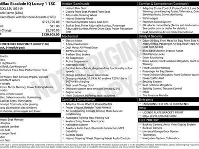 New 2025 Cadillac Escalade IQ Luxury 1