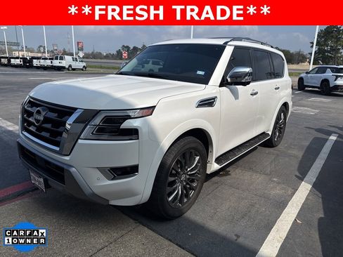 Used 2023 Nissan Armada Platinum w/ Captain's Chairs Package image 1