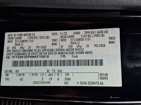 Used 2022 Ford F150 XLT w/ Equipment Group 302A High image 27