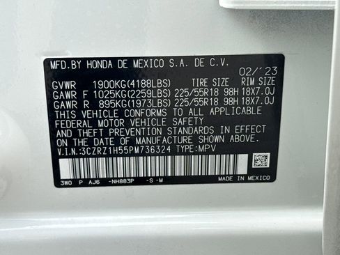 Certified 2023 Honda HR-V Sport image 29