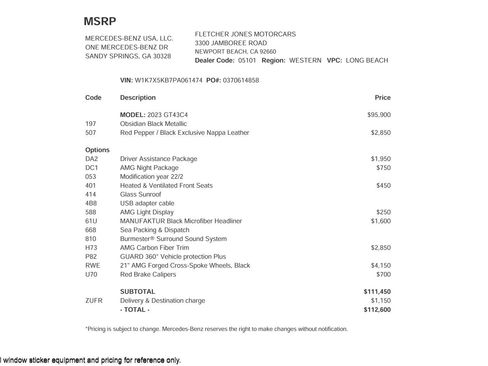 Certified 2023 Mercedes-Benz AMG GT 43 image 3