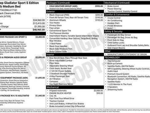 Used 2021 Jeep Gladiator Sport AWD/4WD image 45