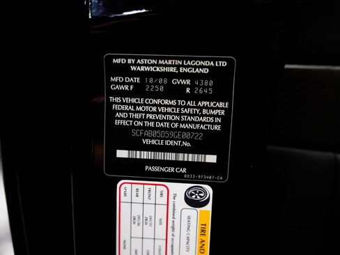 Used 2009 Aston Martin DBS Coupe RWD image 43