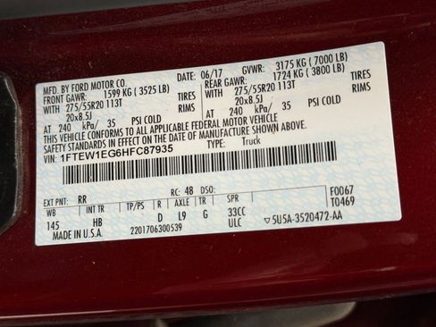 Used 2017 Ford F150 Lariat w/ Equipment Group 502A Luxury image 20