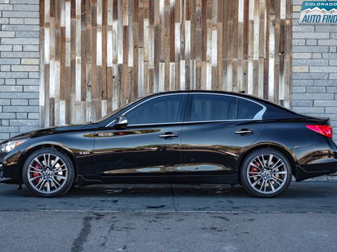 Used 2017 INFINITI Q50 Red Sport 400 image 3