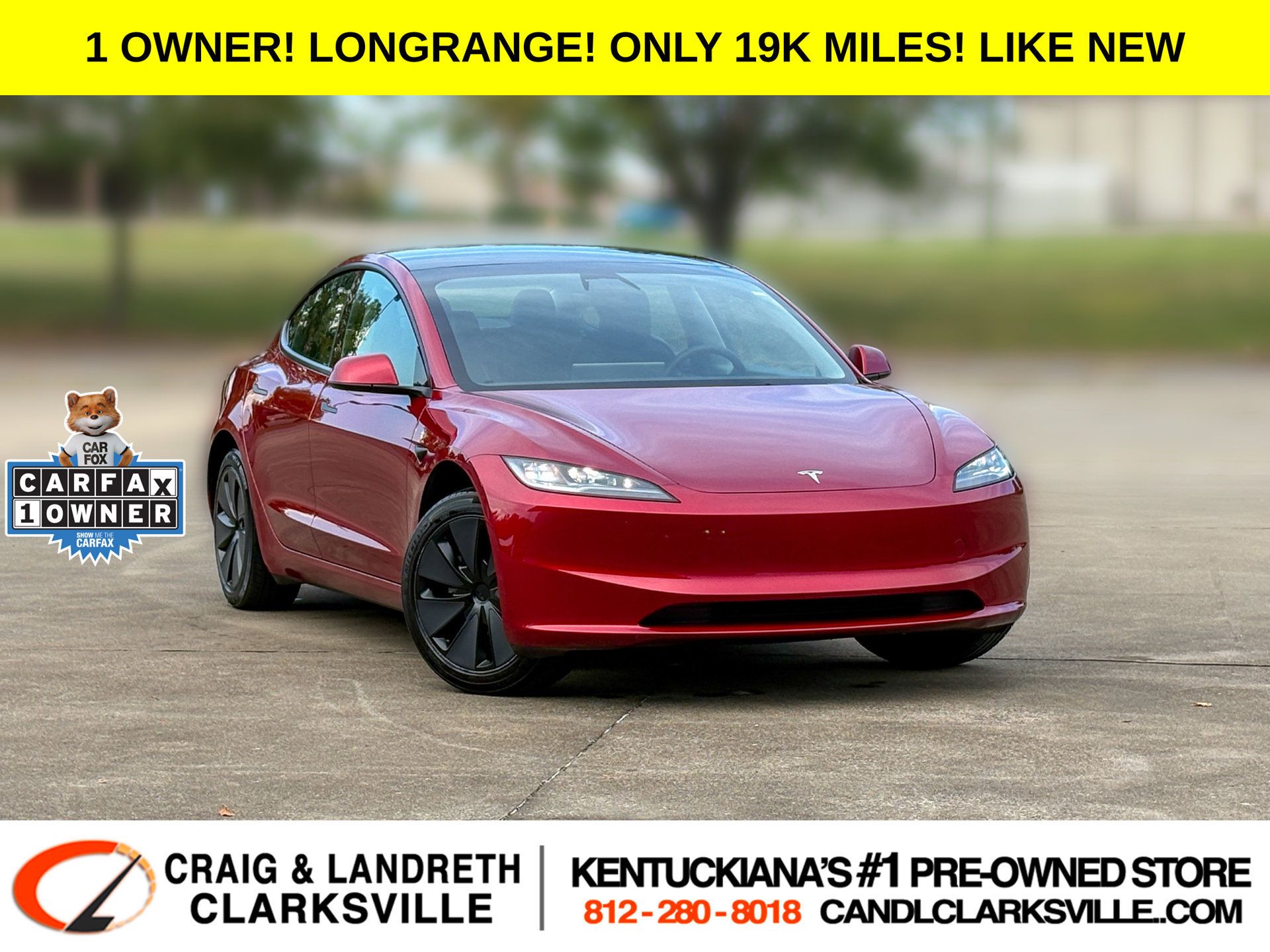 Used 2025 Tesla Model 3 Long Range RWD image 1