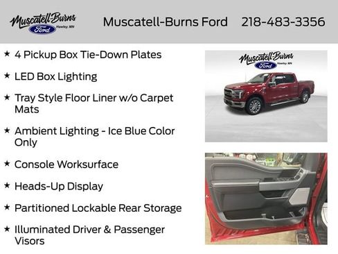 Used 2025 Ford F150 Lariat w/ Equipment Group 502A High AWD/4WD image 19