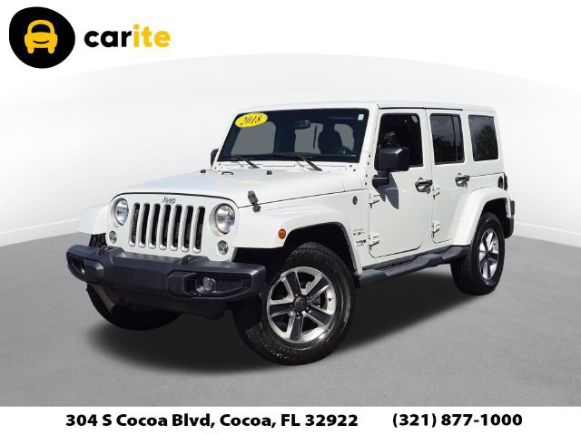 Used 2018 Jeep Wrangler Unlimited Sahara w/ Dual Top Group AWD/4WD image 1