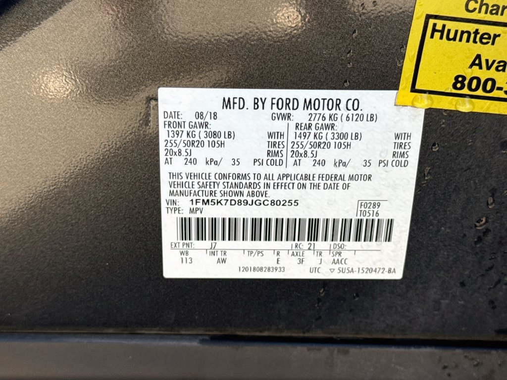 Used 2018 Ford Explorer XLT w/ Equipment Group 202A FWD image 43