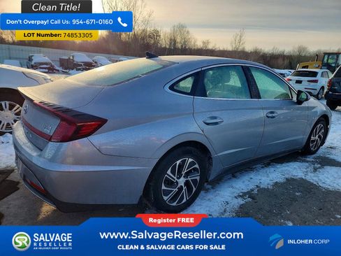 Used 2023 Hyundai Sonata Blue image 4