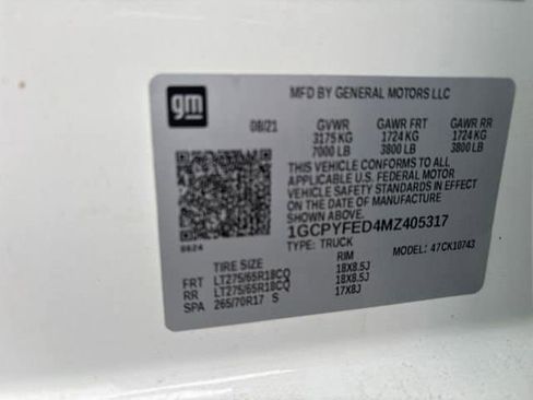 Used 2021 Chevrolet Silverado 1500 LT Trail Boss w/ Bed Protection Package image 31