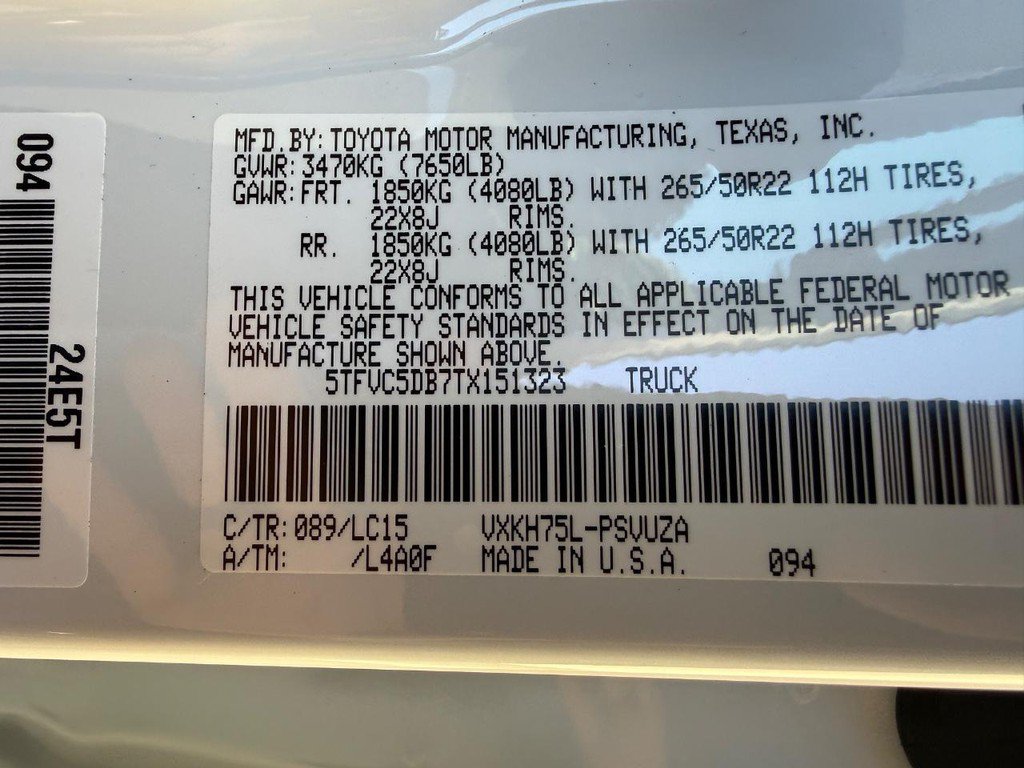 New 2026 Toyota Tundra Capstone w/ Tow Tech Package AWD/4WD image 24