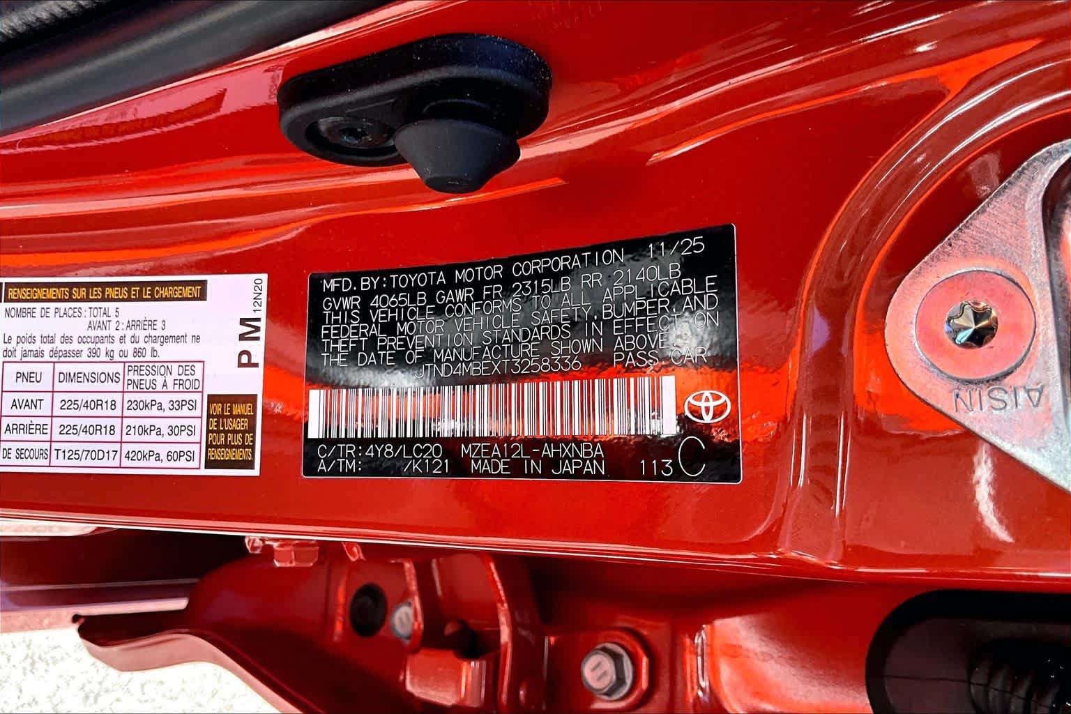 Certified 2026 Toyota Corolla SE FWD image 34