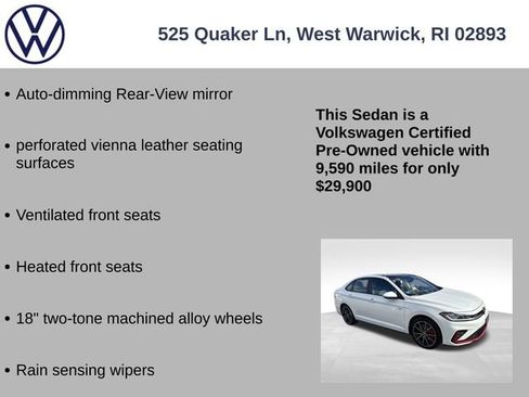 Certified 2025 Volkswagen Jetta GLI Autobahn image 19