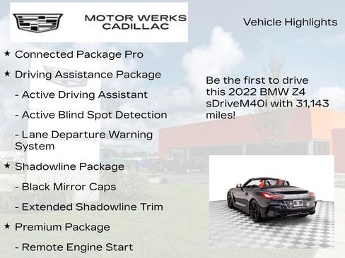 Used 2022 BMW Z4 M40i w/ Premium Package image 14