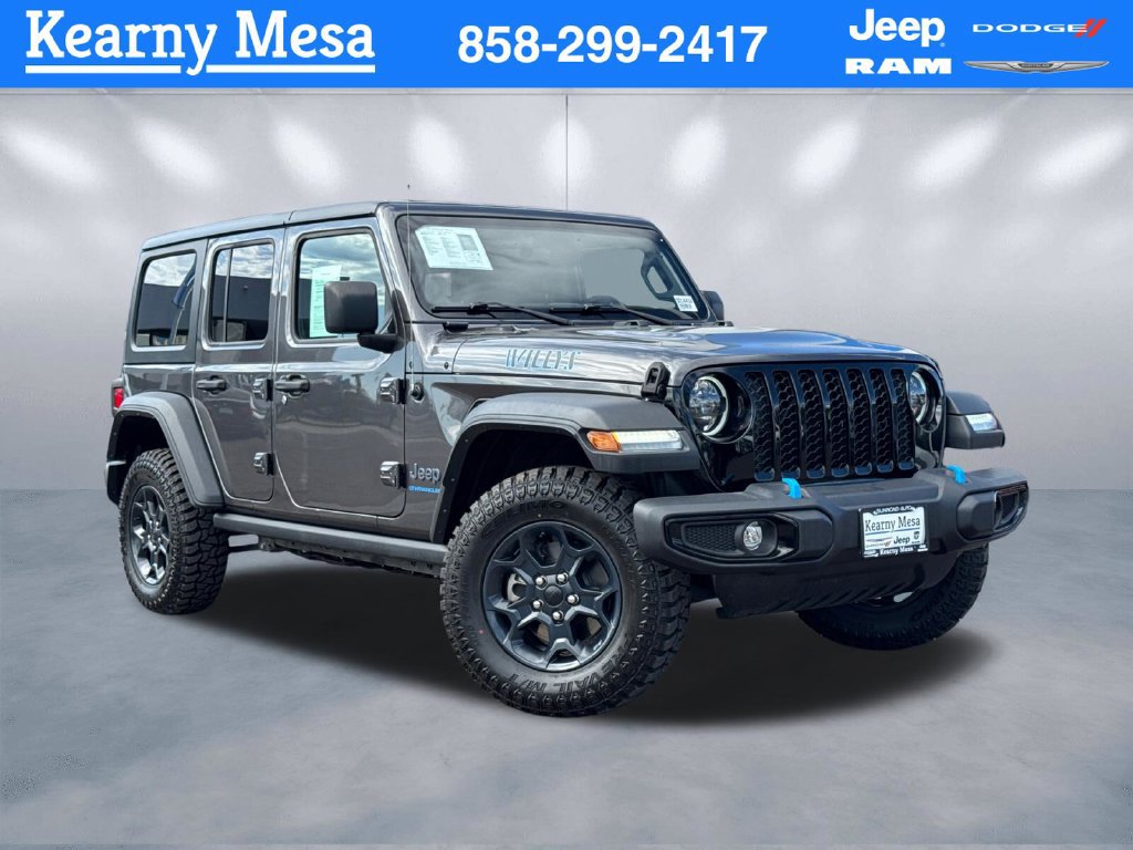 Certified 2023 Jeep Wrangler Unlimited w/ 8.4" Radio Group AWD/4WD image 1