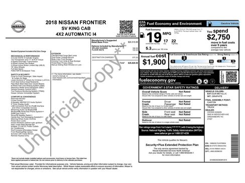 Used 2018 Nissan Frontier SV RWD image 51