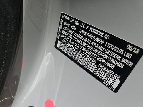 Certified 2018 Porsche 718 Cayman GTS w/ GTS Interior Package RWD image 14