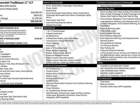 Used 2023 Chevrolet TrailBlazer LT w/ Convenience Package AWD/4WD image 39