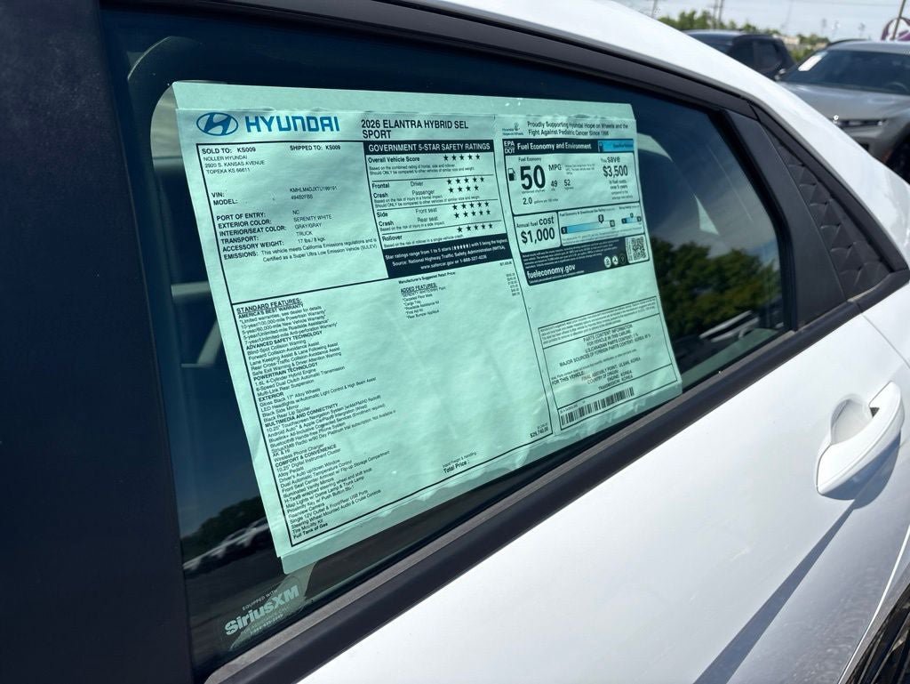 New 2026 Hyundai Elantra SEL FWD image 21