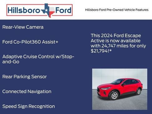 Used 2024 Ford Escape Active w/ Tech Pack #1 FWD image 6