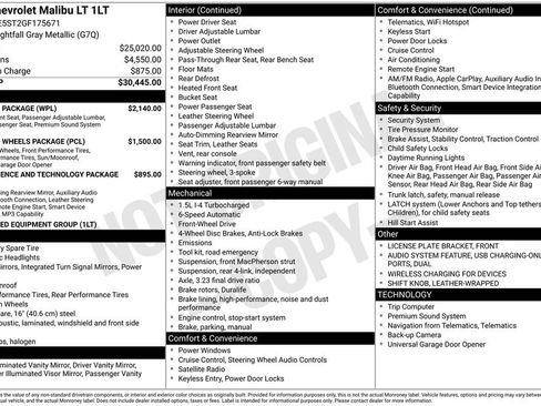 Used 2016 Chevrolet Malibu LT w/ Leather Package image 40