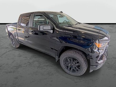 New 2026 Chevrolet Silverado 1500 Custom w/ Turbomax Blackout Package AWD/4WD image 4