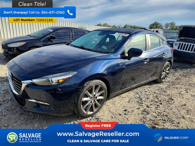 Used 2018 MAZDA MAZDA3 Grand Touring w/ Premium Equipment Package FWD image 1