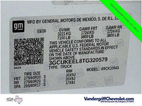 New 2026 Chevrolet Silverado 1500 RST w/ RST All Star Premium Package AWD/4WD image 21