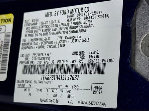 Used 2018 Ford Mustang Coupe w/ Ecoboost Performance Package image 38