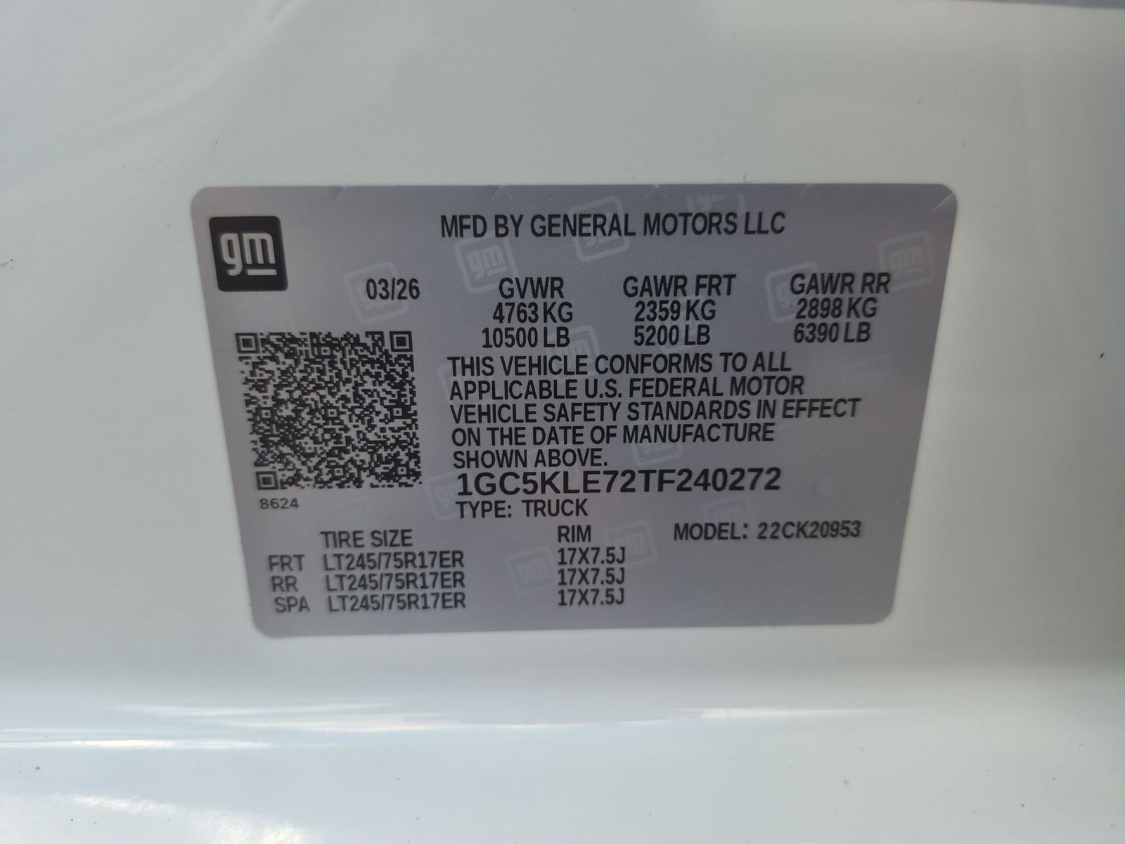 Certified 2026 Chevrolet Silverado 2500 W/T AWD/4WD image 34